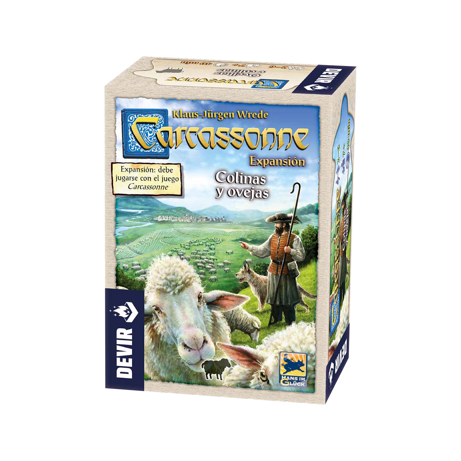 Carcassonne: Colinas y ovejas (Nueva imagen)