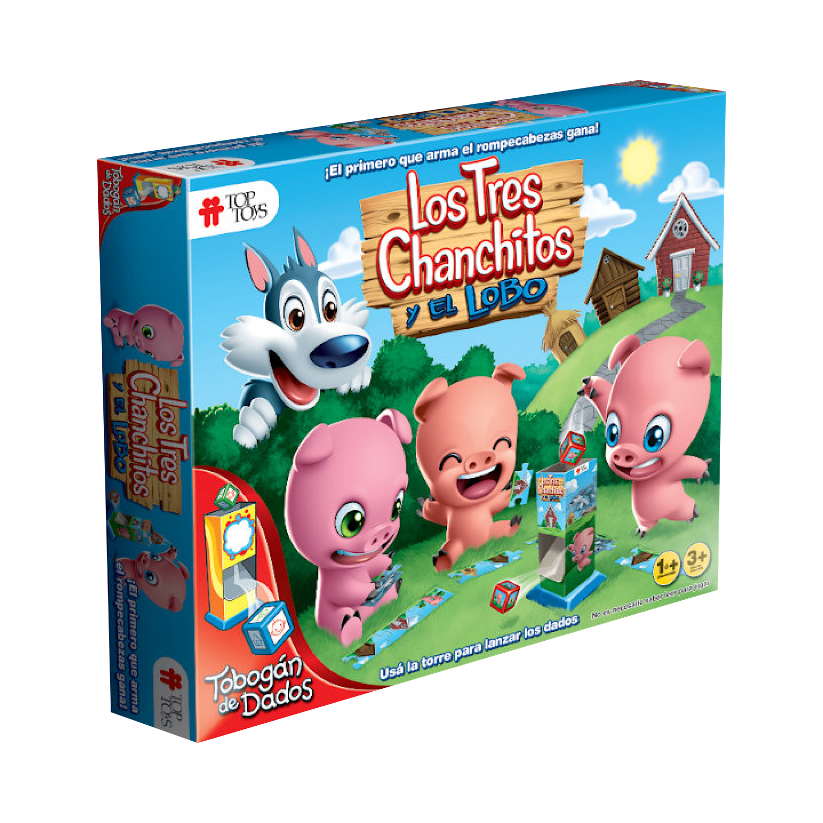 Los Tres Chanchitos Y El Lobo – Juego De Mesa Top Toys