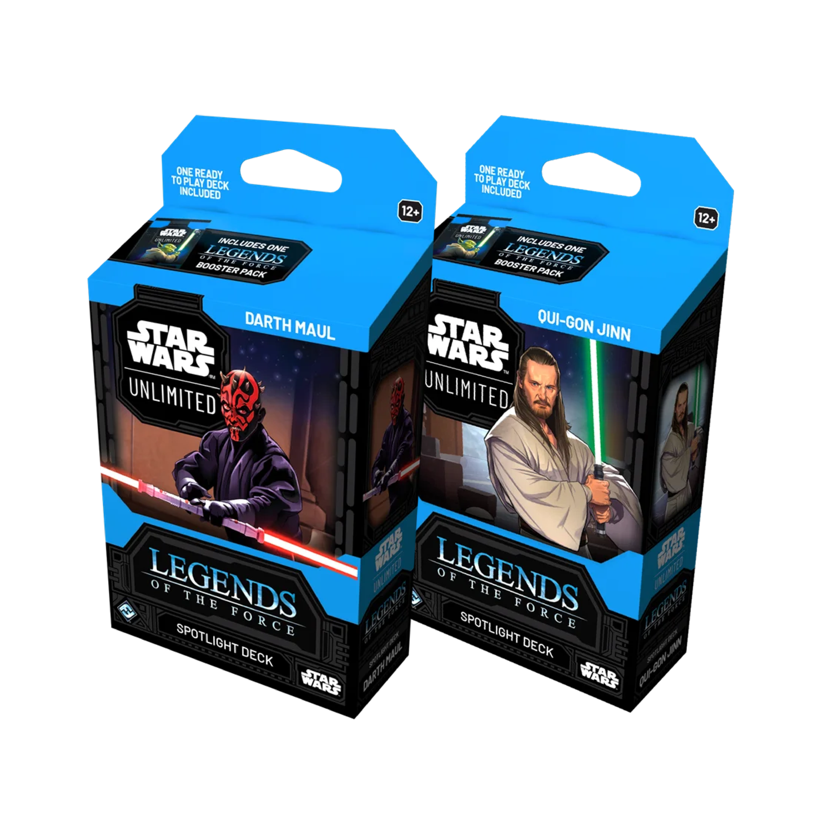 Star Wars Unlimited – Legends of the Force (Darth Maul & Qui-Gon Jinn) – Mazo en Inglés