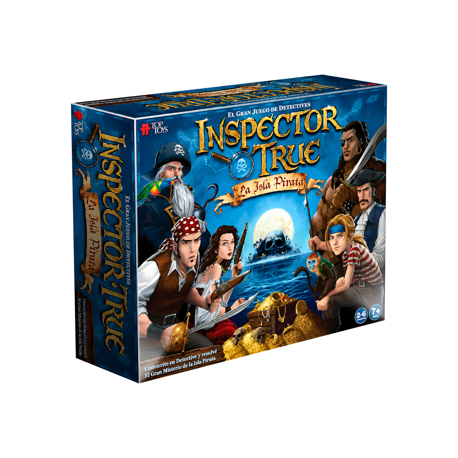 Inspector True: La Isla Pirata – Juego De Mesa Top Toys