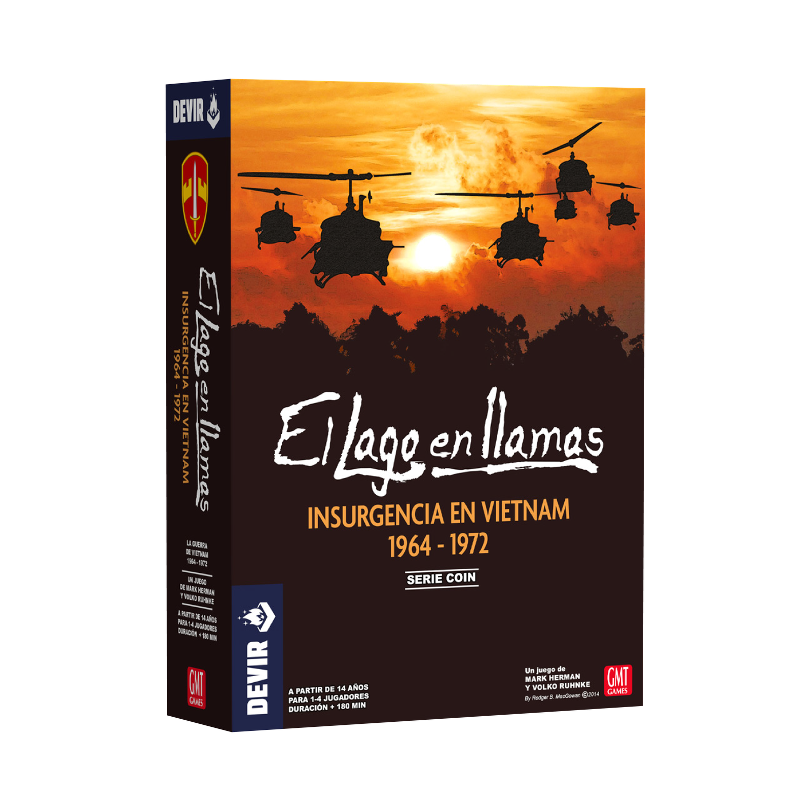 El lago en llamas